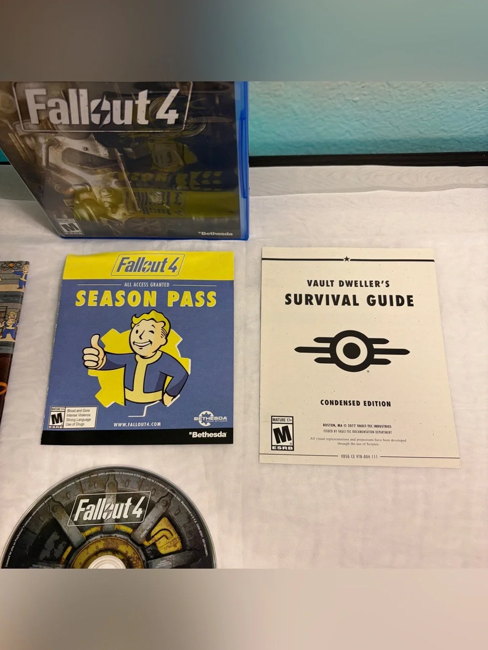 Fallout 4 PS4 Sony PlayStation 4 - 2015 Tested & Works Complete Videogame CIB
